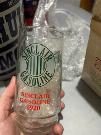 Vintage Sinclair Oil Drinking Glasses (Set of 2 with Original Box) 75th anniversary
