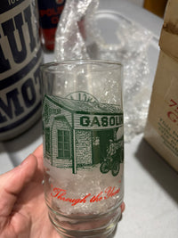 Vintage Sinclair Oil Drinking Glasses (Set of 2 with Original Box) 75th anniversary