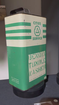 Vintage Cities Service Bendix Tumble Washer One Gallon Can