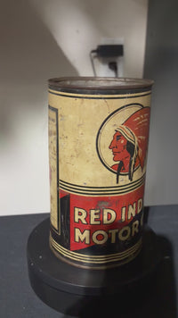 McColl Frontenac Red Indian Quart Oil Can