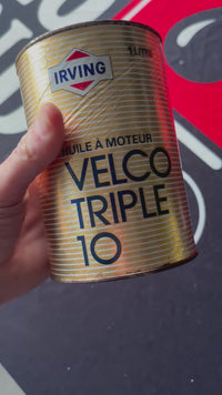 Irving Velco Triple 10 FULL oil can