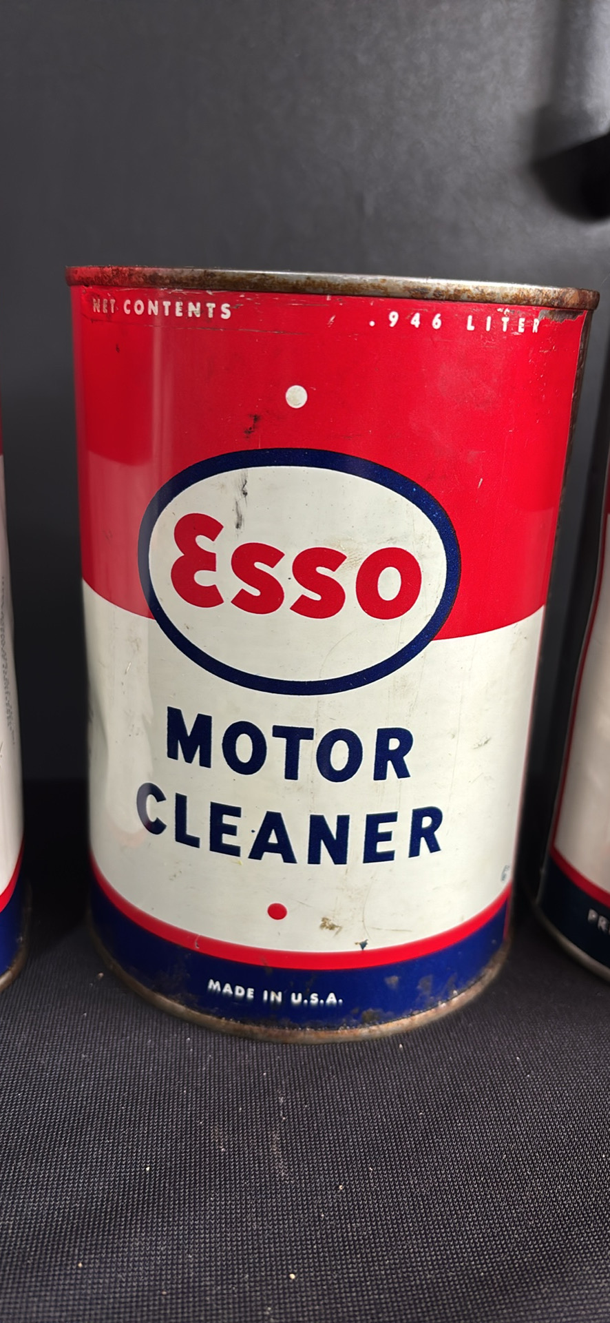 Esso Motor Cleaner Oil Can (Quart)