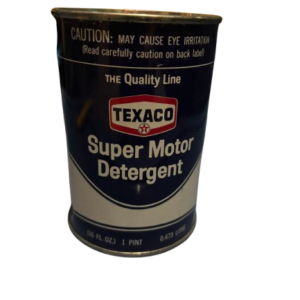 Texaco Super Motor Detergent Oil Can (FULL) (the quality line)
