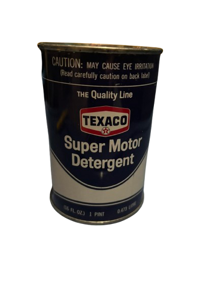 Texaco Super Motor Detergent Oil Can (FULL) (the quality line)