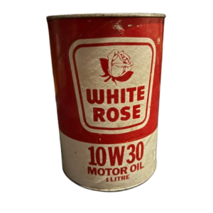 White Rose 10W30 Oil Can (Full) (Composite)