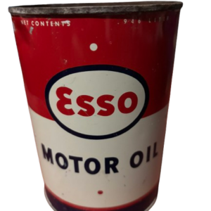 Esso Motor Oil Can (Quart) (2) no lid