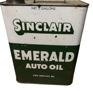 Sinclair Emerald Auto Oil Can (2 Gallon)