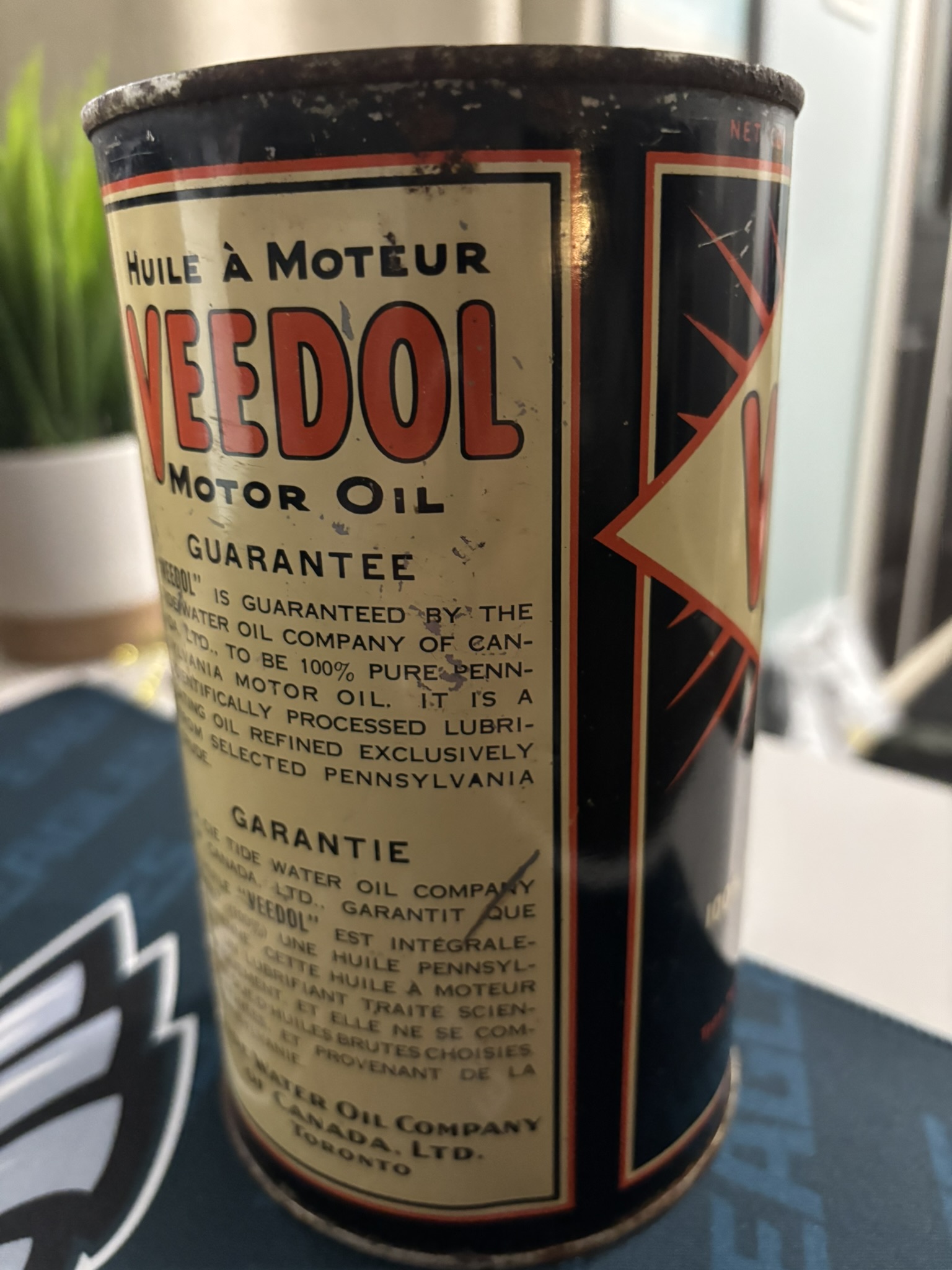 Veedol Oil Can (Quart) - Image 4