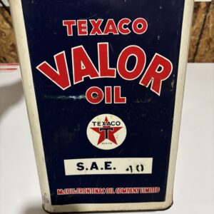 Texaco McColl Frontenac (war time) oil can (2 Gallon)