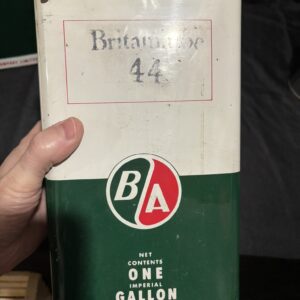 B/A 1 Gallon British American Can