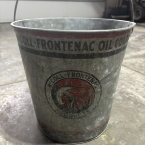 Red Indian McColl Frontenac Oil Pail