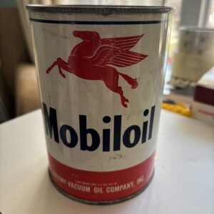 Mobiloil Oil Can (Quart) (no lid)