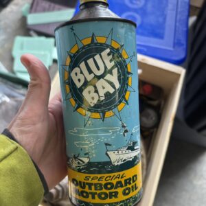 Blue Bay Outboard Oil Can (cone top)