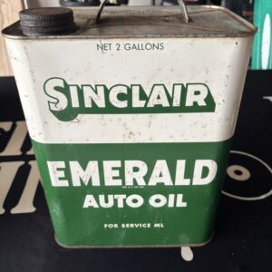 Sinclair Emerald Auto Oil Can (2 Gallon)