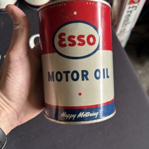 Esso Motor Oil Can (Quart) Clean can