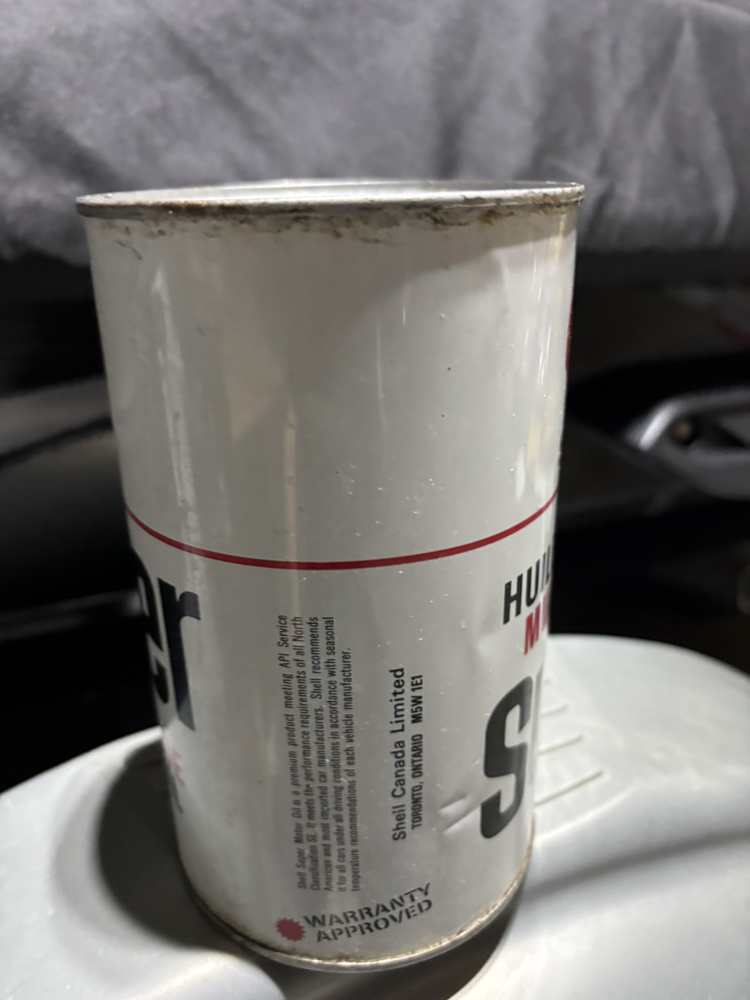 Shell Super Multigrade Oil Can (Quart) - Image 2