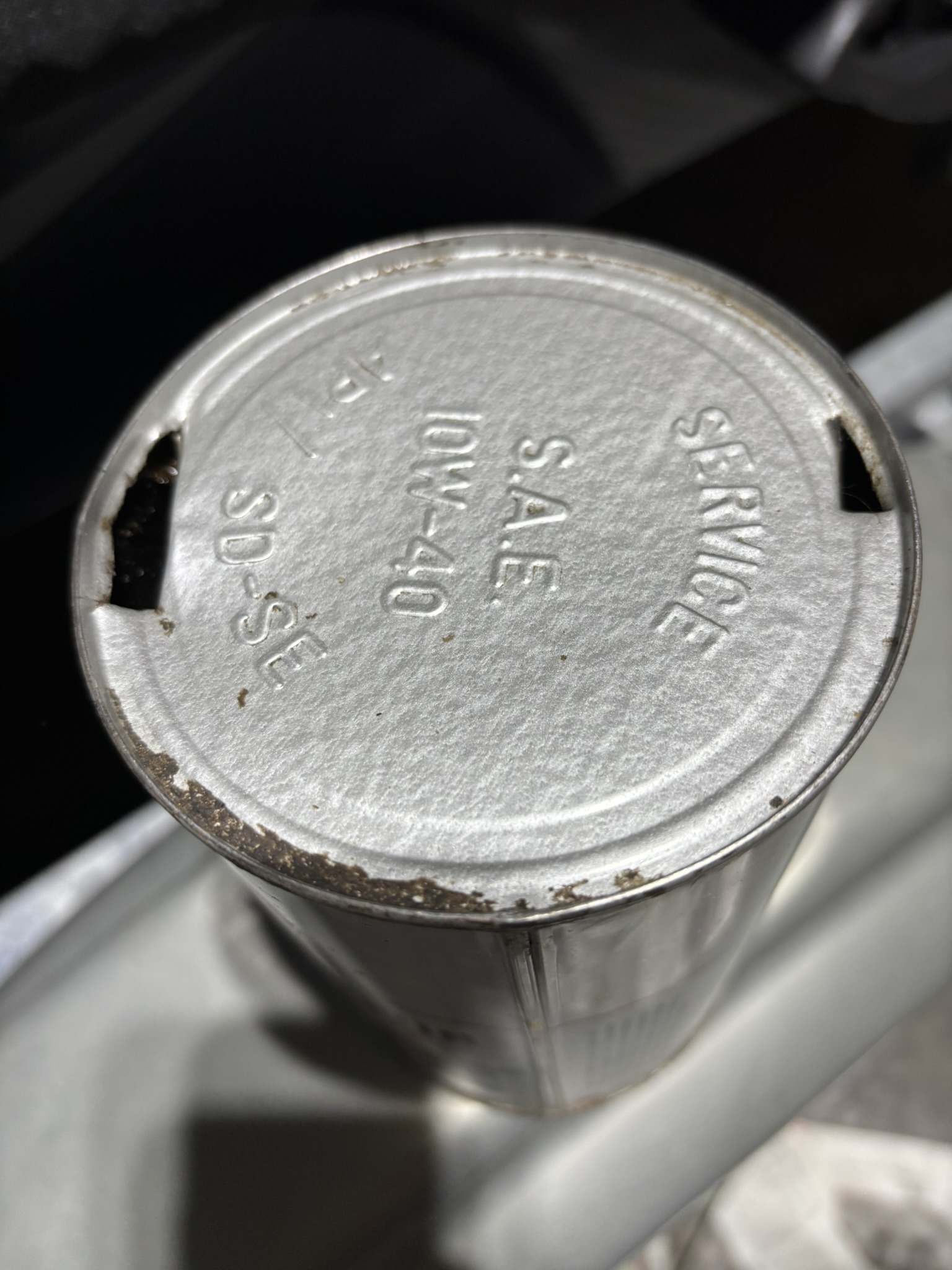 Shell Super Multigrade Oil Can (Quart) - Image 5