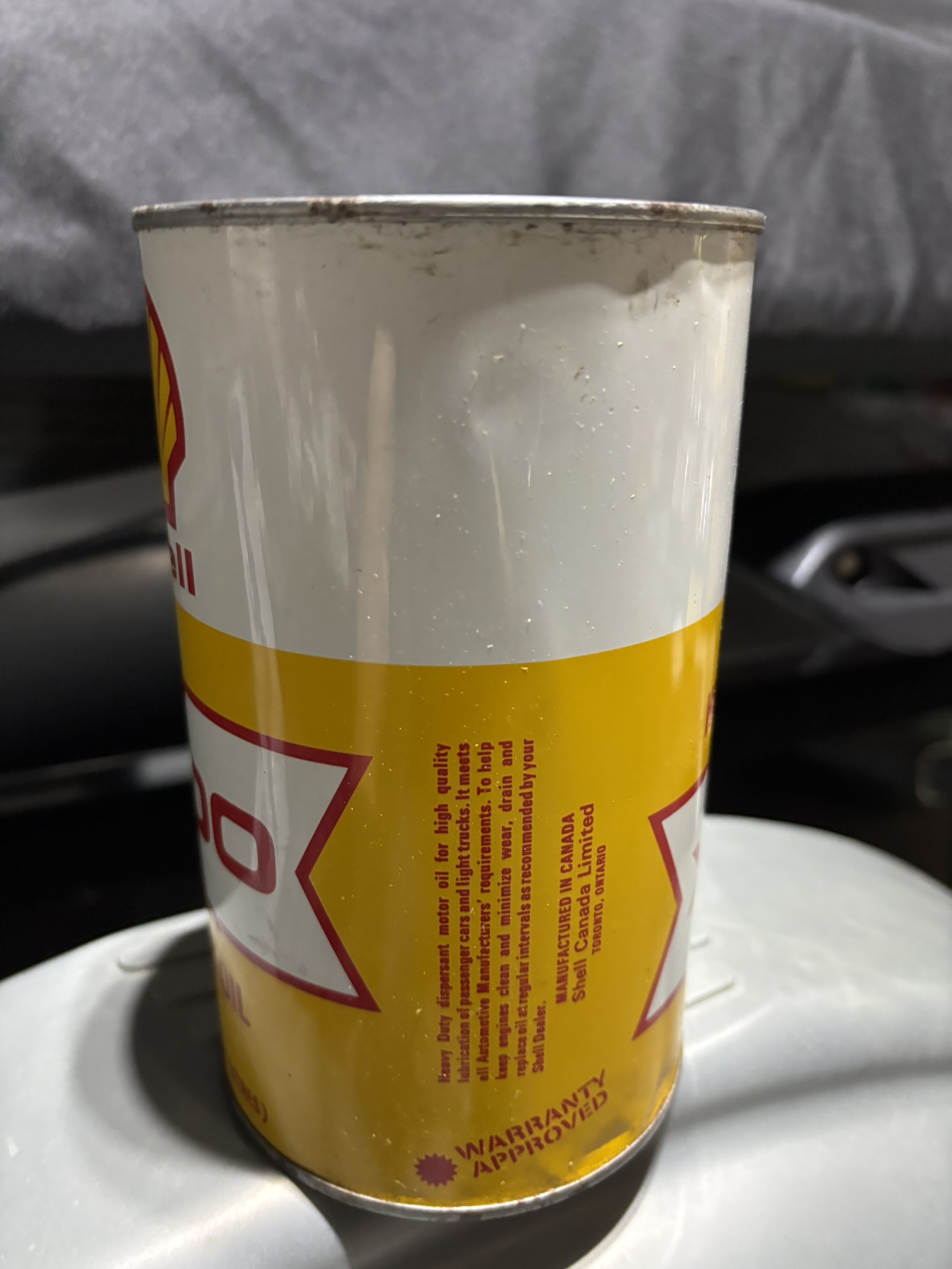 Shell X-100 Oil Can (Quart) - Image 2