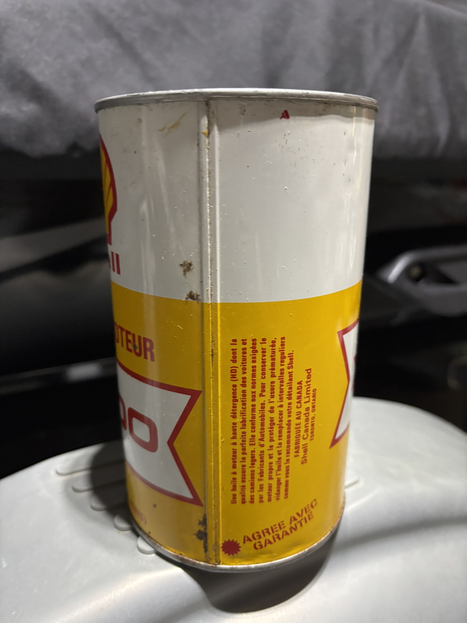 Shell X-100 Oil Can (Quart) - Image 4