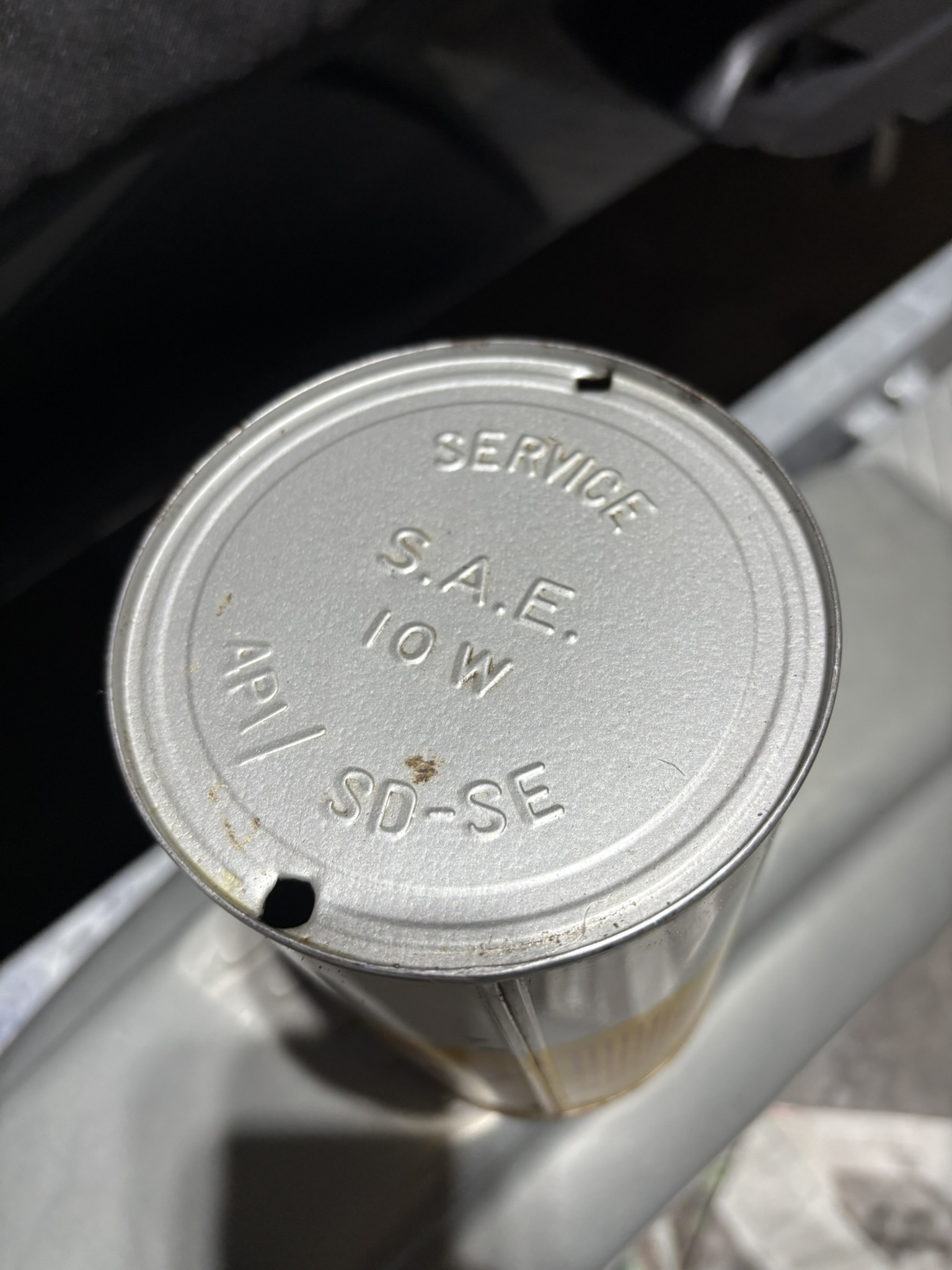 Shell X-100 Oil Can (Quart) - Image 5