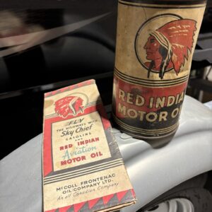McColl Frontenac Red Indian Oil Can and Red Indian Map