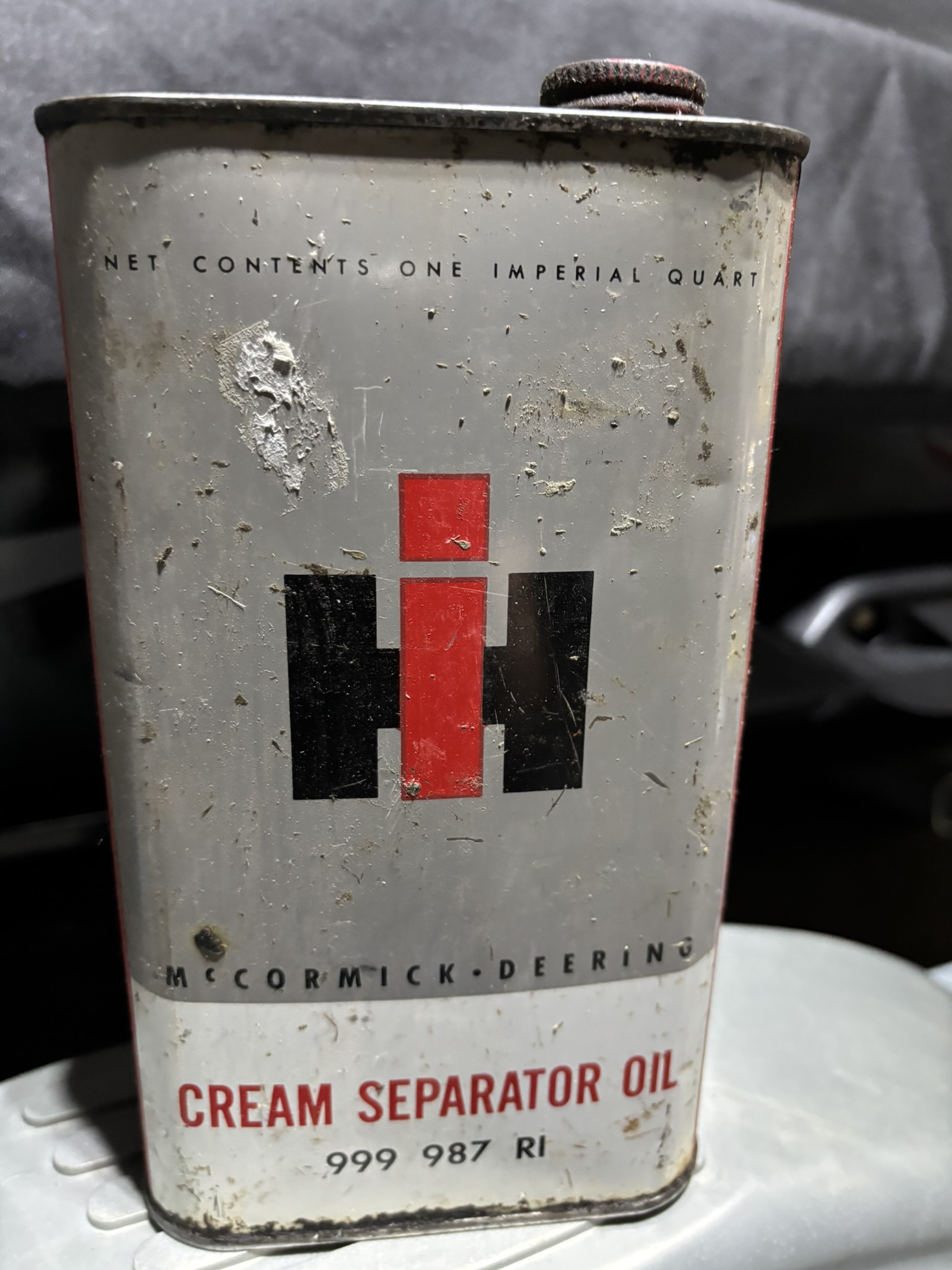 IH International Harvester Cream Separator Oil Can