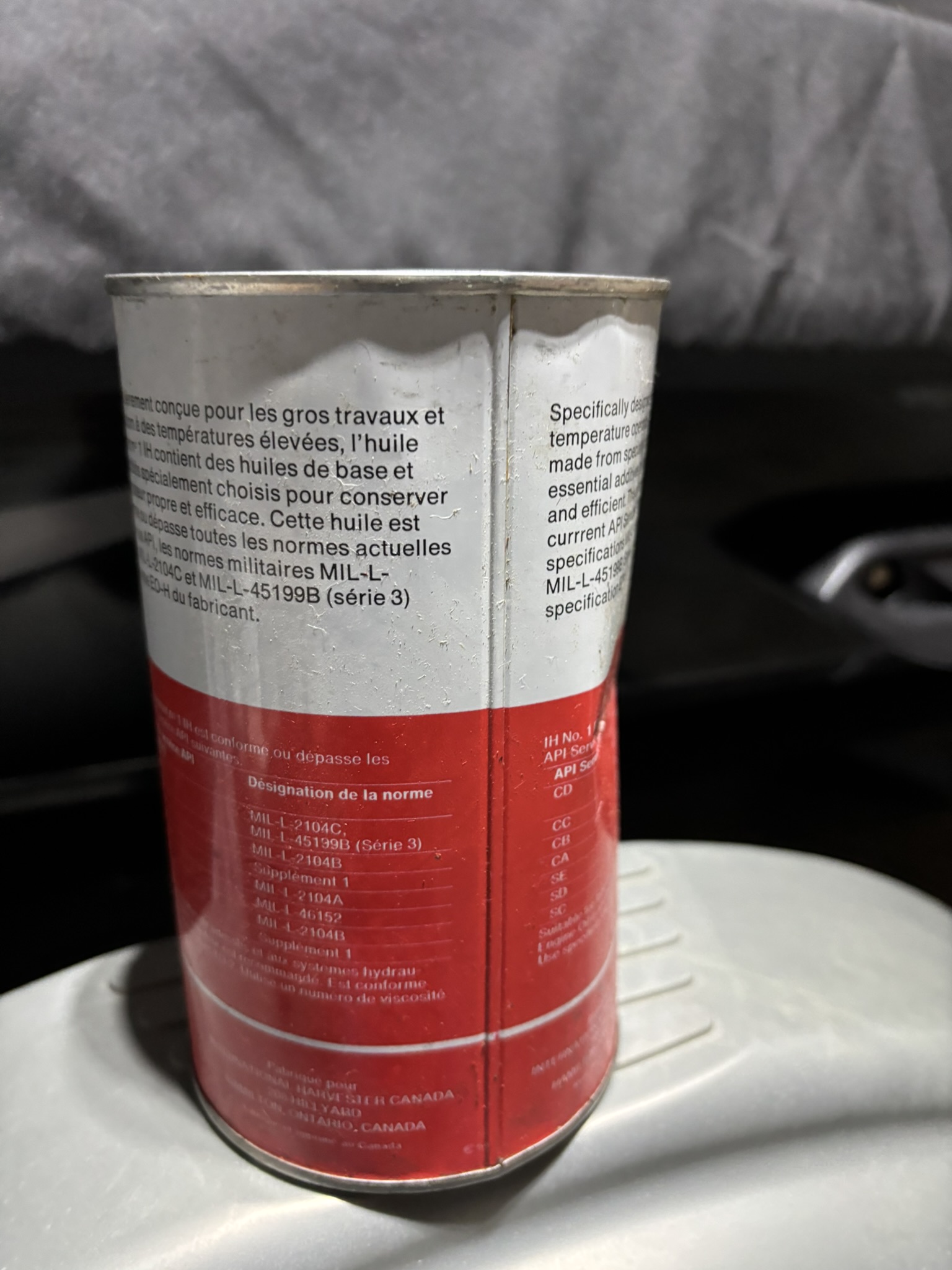 IH International Harvester Engine Oil No.1 (Quart) - Image 3