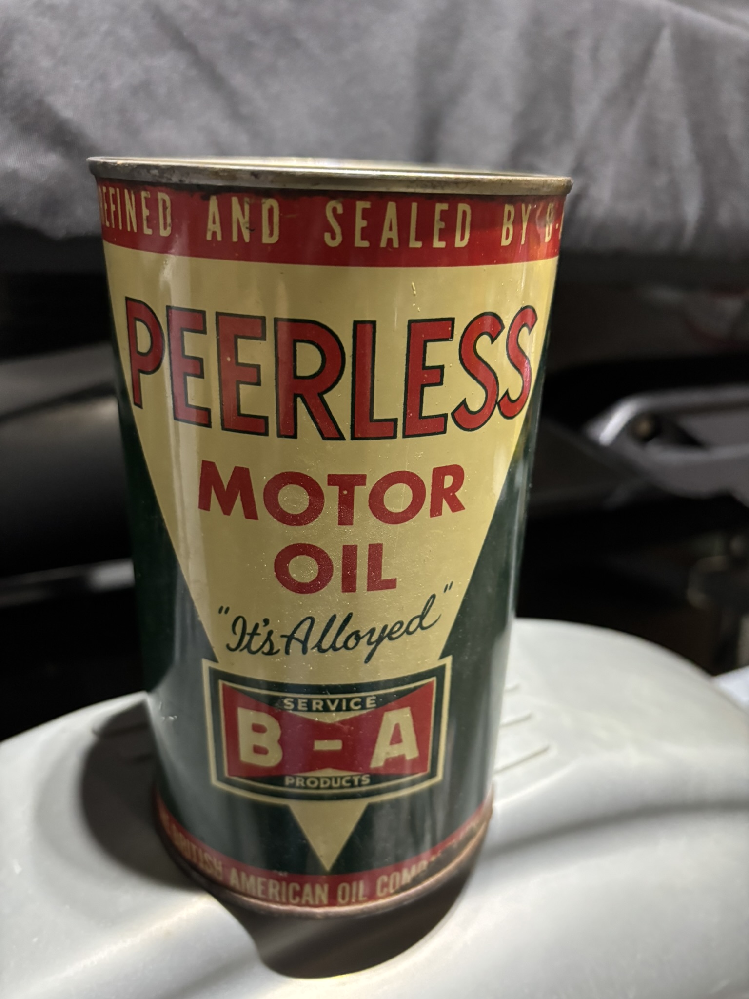 B/A Peerless "it's allgood" Oil Can (Quart)