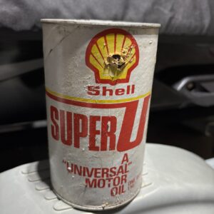 Shell Super U Oil Can (Quart) (composite)